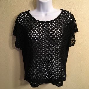 Black see though blouse🌹